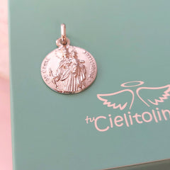 Virgen María Auxiliadora - medalla clásica 17mm