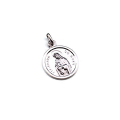 Santa Clara - medalla clásica de plata