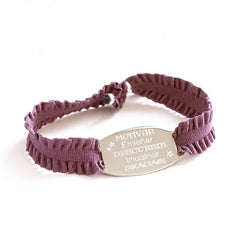 MOTIVATION PROFESSIONALS - oval silver bracelet 33x14mm