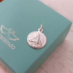 Virgen de la Bien Aparecida - medalla clásica 17mm