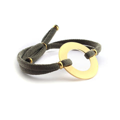 ORQUIDEA DOR - pulsera personalizable donut dorado 27mm