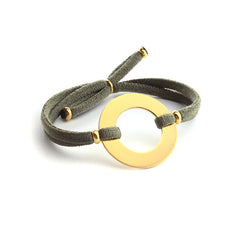 ORQUIDEA DOR - pulsera personalizable donut dorado 27mm