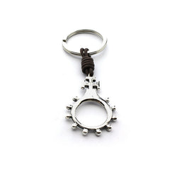 CAMINANTE - llavero rosario de plata