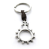 CAMINANTE - llavero rosario de plata