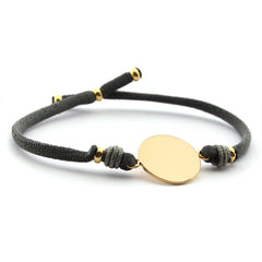 LETTER DOR - customizable bracelet gold medal 15mm