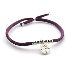 DETENTE MINI - pulsera plata 8mm elástico