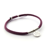 DETENTE MINI - pulsera plata 8mm elástico