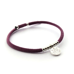 DETENTE MINI - pulsera plata 8mm elástico