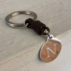 BOSCO - customizable keychain silver medal 25mm