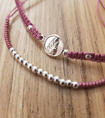 LARA - pulsera bolitas plata