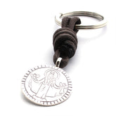 LLavero de la Virgen de la Alegría - plata personalizable 25mm