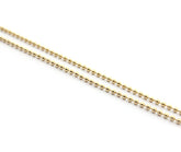 ESENCIAL - collar cadena dorada 38cm