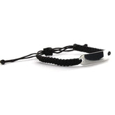 MAURO - pulsera personalizable medalla plata 27mm