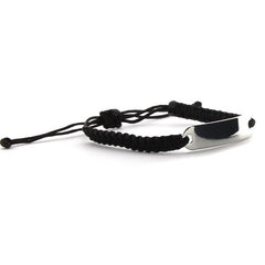 MAURO - pulsera personalizable medalla plata 27mm