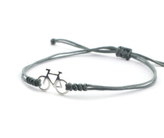 BICICLETA - pulsera bici plata 13mm
