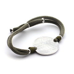 Saint Anthony of Padua - 25mm silver medal bracelet