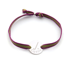 CATI - pulsera personalizable medalla plata 15mm