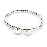 ANITA - pulsera medallas plata personalizables