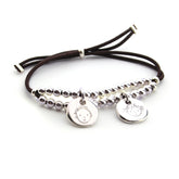 PULSERA DE LA FAMILIA - pulsera personalizable medallas plata 13mm