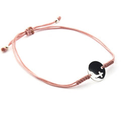 LÍA - Silver cross bracelet 12mm