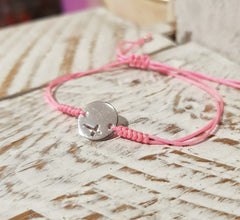 LÍA - Pulsera cruz plata 12mm