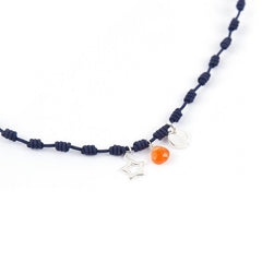 OLAYA - Collar nuditos con plaquitas en Plata