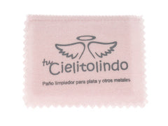 Gamuza limpia plata pequeña