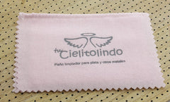 Gamuza limpia plata grande