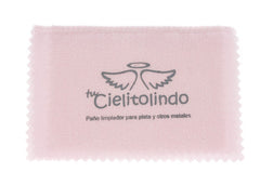 Gamuza limpia plata grande