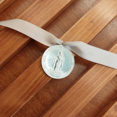 Classic Virgin of Carmen cradle medal 36mm