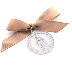 Classic Virgin of Carmen cradle medal 36mm