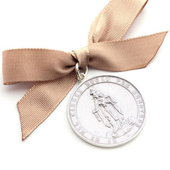 Classic Virgin of Carmen cradle medal 36mm