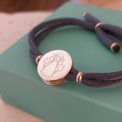 CIELITO L - customizable bracelet with 16mm silver medal