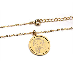 CIELITO DOR - collar personalizable medalla dorada 19mm