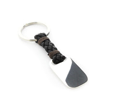 BRUNO - llavero personalizable medalla plata 22x33mm