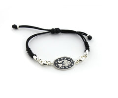 VIRGEN MILAGROSA CALA - pulsera medalla plata 14x22mm