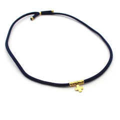 TRINI - collar cruz mini 8mm