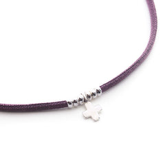 TRINI - collar cruz mini 8mm