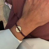 MAP - pulsera personalizable donut dorado 15mm