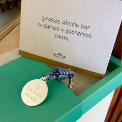 TU Y YO - pack 2 llaveros personalizables medalla plata 25mm