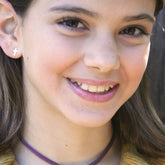 VALERIA - pendientes cruz plata