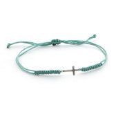 TRIANA - pulsera cruz plata 5x10mm
