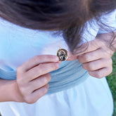 CIELITO DOR - customizable necklace with 19mm gold medal