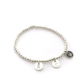 MELISA - customizable bracelet with 8mm silver medals