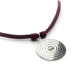 PADRE NUESTRO - Collar medalla plata 22mm