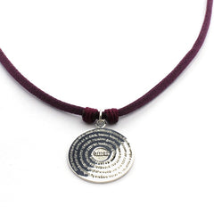 PADRE NUESTRO - Collar medalla plata 22mm