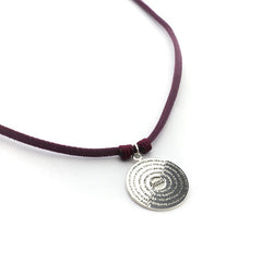 PADRE NUESTRO - Collar medalla plata 22mm