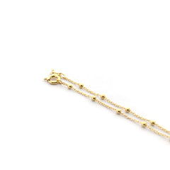 BASIC - collar cadena dorada 40cm