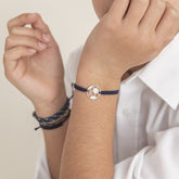 FÚTBOL - pulsera pelota fútbol plata