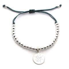 DOVE HOLY SPIRIT - Silver bracelet medal 13mm